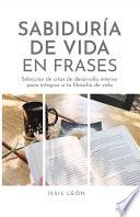 Libro Sabiduría de Vida en Frases