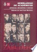 Libro Semblanzas de académicos