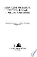 Libro Servicios urbanos, gestión local y medio ambiente