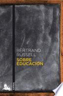 Libro Sobre educación