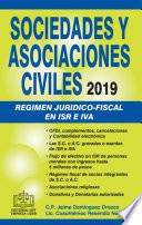Libro SOCIEDADES Y ASOCIACIONES CIVILES REGIMEN JURIDICO-FISCAL 2019