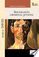 Libro Sociología criminal juvenil