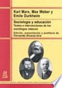 Libro Sociología y educación