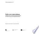 Libro Sólo con naturaleza
