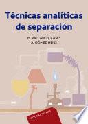 Libro Técnicas analíticas de separación