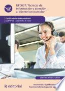 Libro Técnicas de información y atención al cliente/consumidor. COMV0108