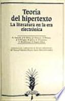 Libro Teoría del hipertexto