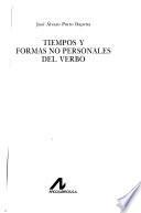 Libro Tiempos y formas no personales del verbo