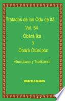 Libro TRAYADO DE LOS ODU IFA VOL. 54 OBARA IKA-OBARA OTURPON