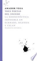 Libro Tres poetas del exceso