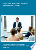 Libro UF1646 - Tutorización de acciones formativas para el empleo