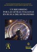 Libro Un recorrido por las letras italianas en busca del Humanismo
