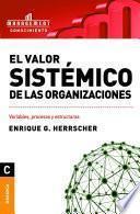 Libro Valor sistémico de las organizaciones, El