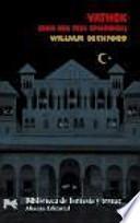 Libro Vathek, cuento árabe