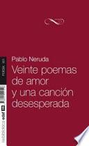 Libro Veinte poemas de amor y una canción desesperada