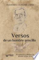 Libro Versos de un hombre sencillo