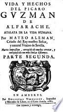 Libro Vida Y Hechos Del Picaro Guzman De Alfarache