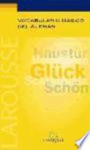 Libro Vocabulario básico del Alemán