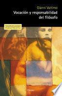 Libro Vocación y responsabilidad del filósofo