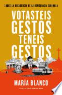 Libro Votasteis gestos, tenéis gestos